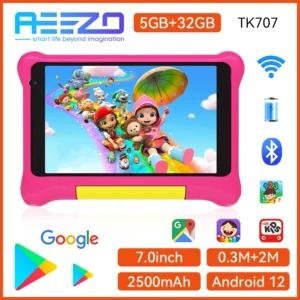 Kids Tablet 7″ Android 12 Quad Core 5GB+32GB WIFI