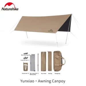 Camping Sun Shelter Vinyl UPF2000+, Tarp