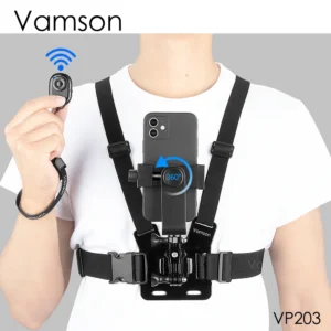 Rotating Chest Strap Phone Mount for Smartphones & Cameras